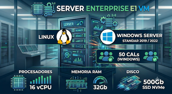 SERVER ENTERPRISE E1 VM