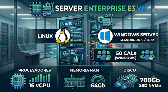 SERVER ENTERPRISE E3 VM