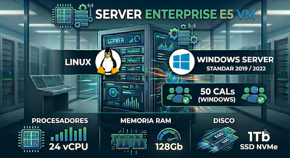 SERVER ENTERPRISE E5 VM